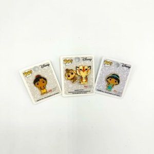 FUNKO POP Disney Aladdin Enamel Pin Set
